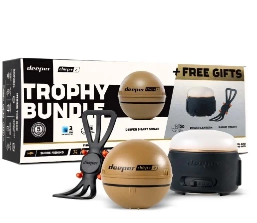 Deeper CHIRP+ 2 Trophy Kaikuluotainpaketti 1 Deeper CHIRP+ 2 Trophy Kaikuluotainpaketti