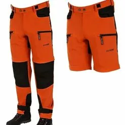 Dovrefjell Custom Fit Zip Off Ulkoiluhousut, Sunset Orange